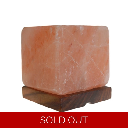 4 x Cube Shaped Himalayan Salt Lamps